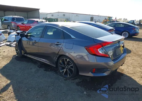 2020 Honda Civic Sport из США, поврежденный, VIN 2HGFC2F84LH542259